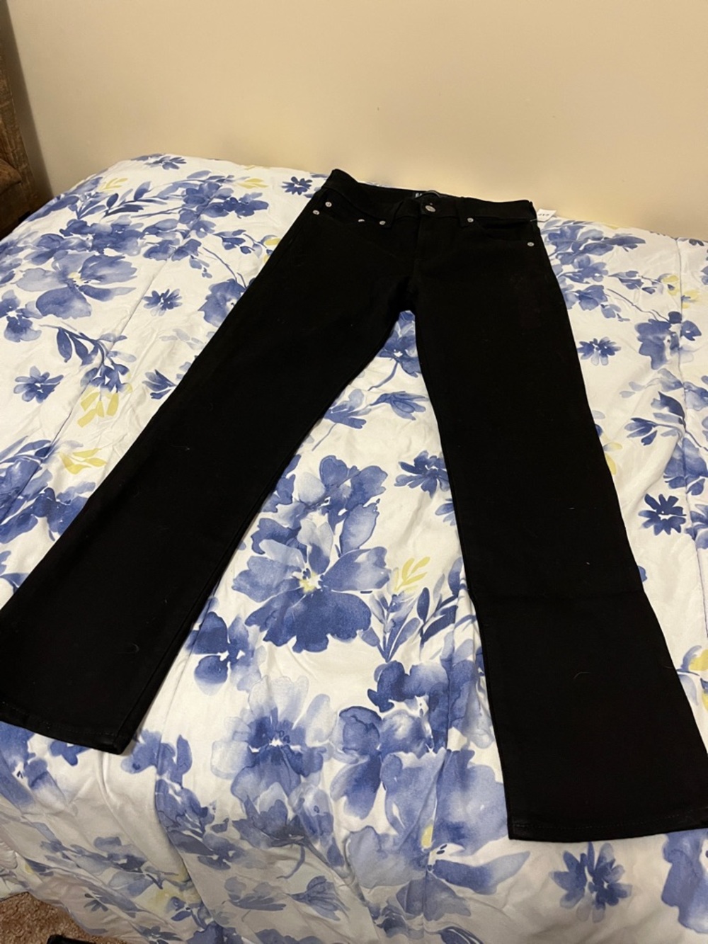 GAP Black Straight-Leg Jeans